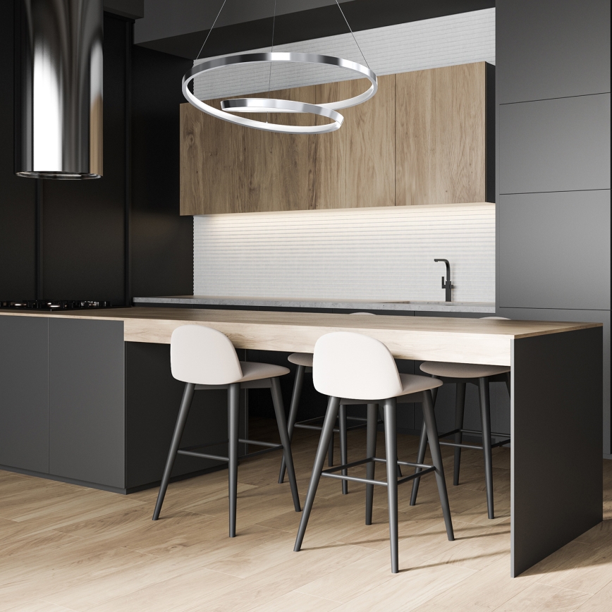 LED luster na sajli LUCERO LED/48W/230V sjajni hrom