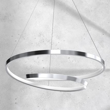 LED luster na sajli LUCERO LED/48W/230V sjajni hrom
