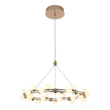 LED luster na sajli MARS LED/50W/230V 3000K zlatni