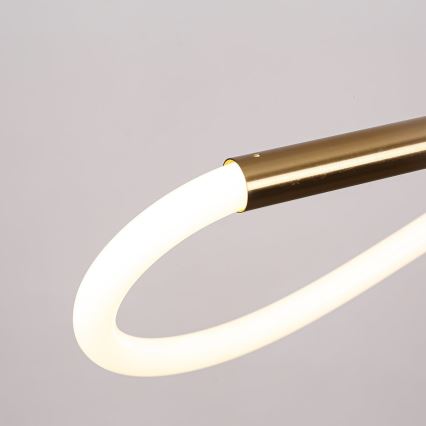 LED luster na sajli MELECA LED/24W/230V 3000/4000/6000K 100 cm zlatna