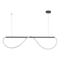 LED luster na sajli MELECA LED/36W/230V 3000/4000/6000K 160 cm crna