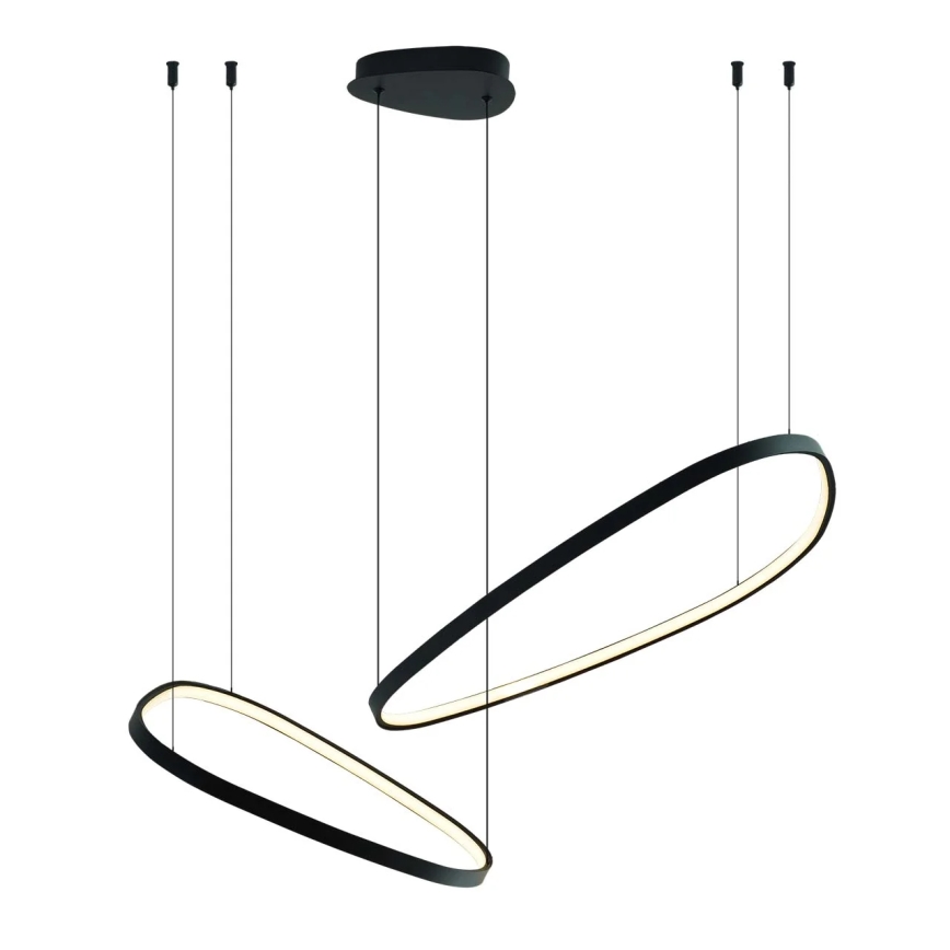 LED luster na sajli MICHELLE LED/48W/230V 4000K crna