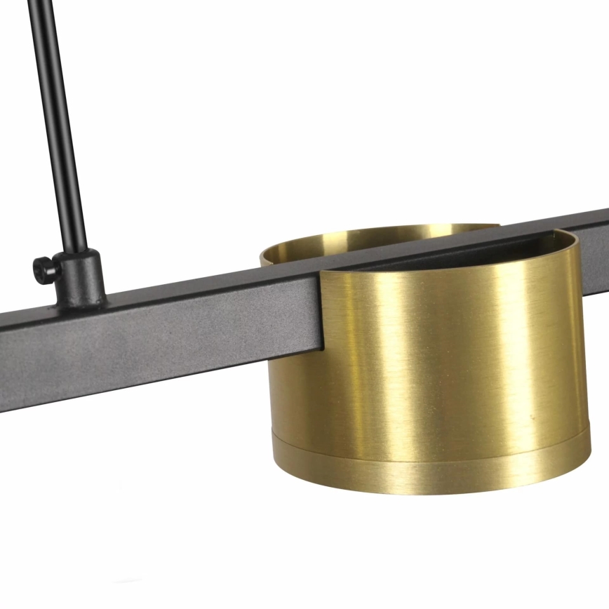 LED luster na sajli MIRELLA 4xGX53/6W/230V zlatna/crna