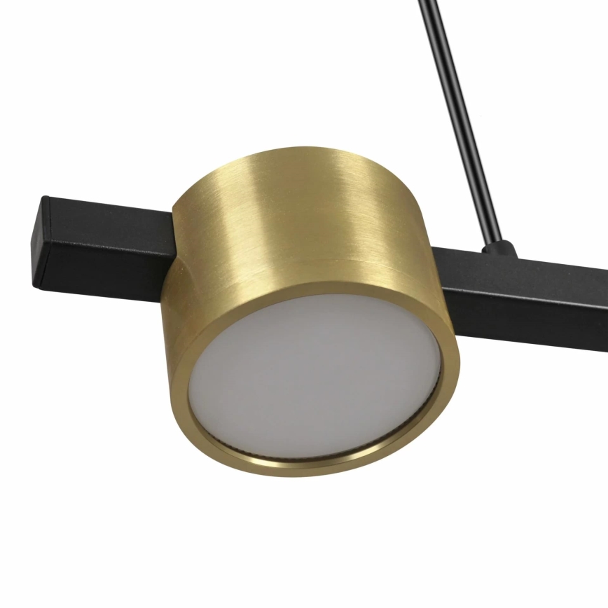 LED luster na sajli MIRELLA 4xGX53/6W/230V zlatna/crna