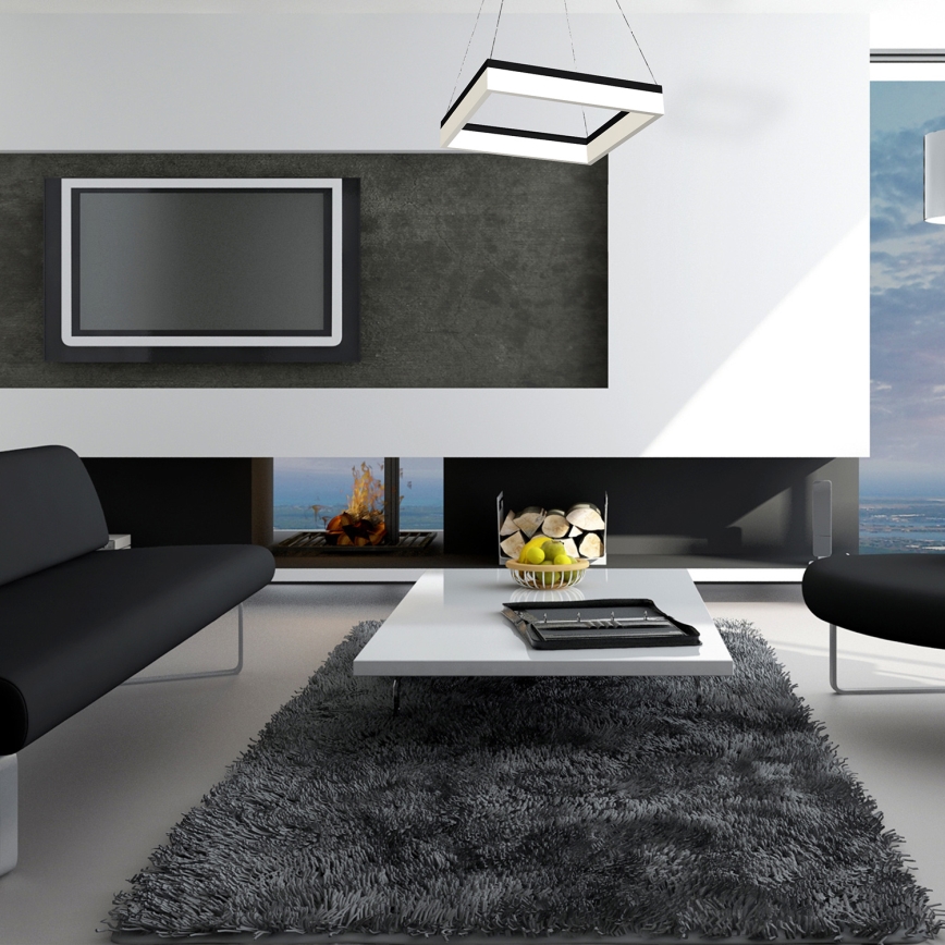 LED luster na sajli NERO LED/32W/230V