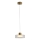 LED luster na sajli NIMBUS LED/8W/230V 3000K zlatna/prozirna, prečnik 20 cm