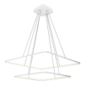 LED luster na sajli NIX LED/50W/230V bela