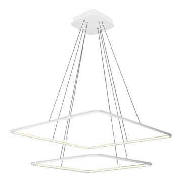 LED luster na sajli NIX LED/50W/230V bela