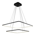 LED luster na sajli NIX LED/50W/230V crna