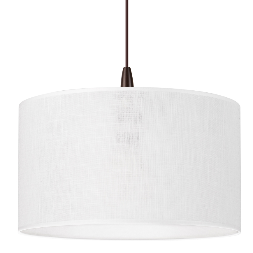 LED luster na sajli NOEL 1xE27/60W/230V bela