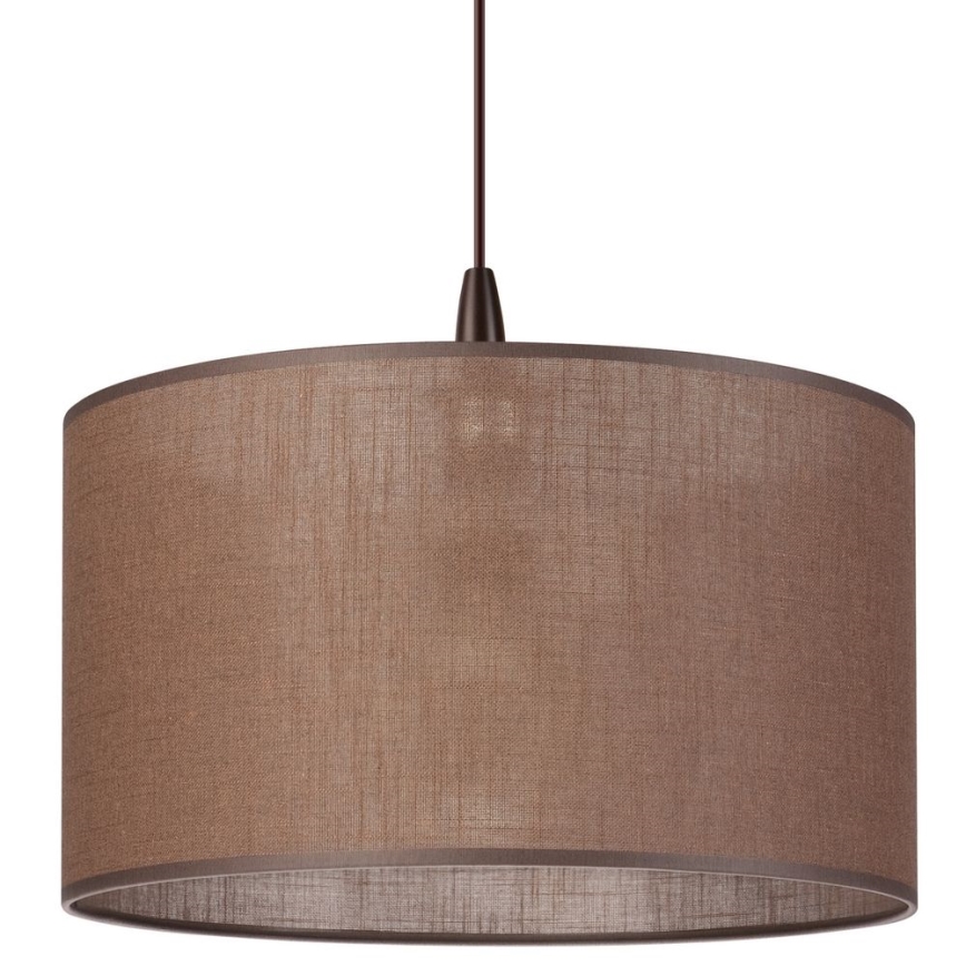 LED luster na sajli NOEL 1xE27/60W/230V braon