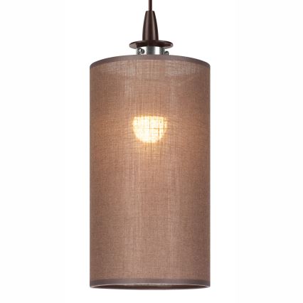 LED luster na sajli NOEL MINI 1xE27/60W/230V braon