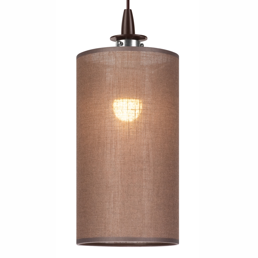LED luster na sajli NOEL MINI 1xE27/60W/230V braon