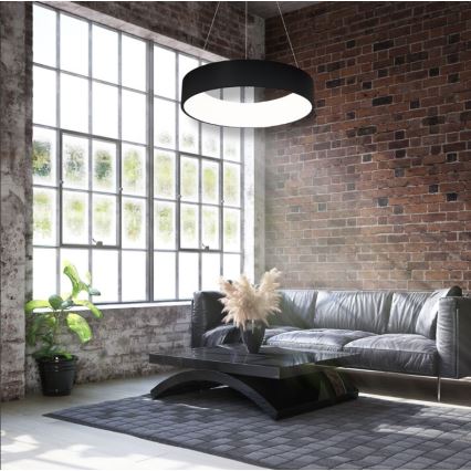 LED luster na sajli OHIO CRNI LED/24W/230V