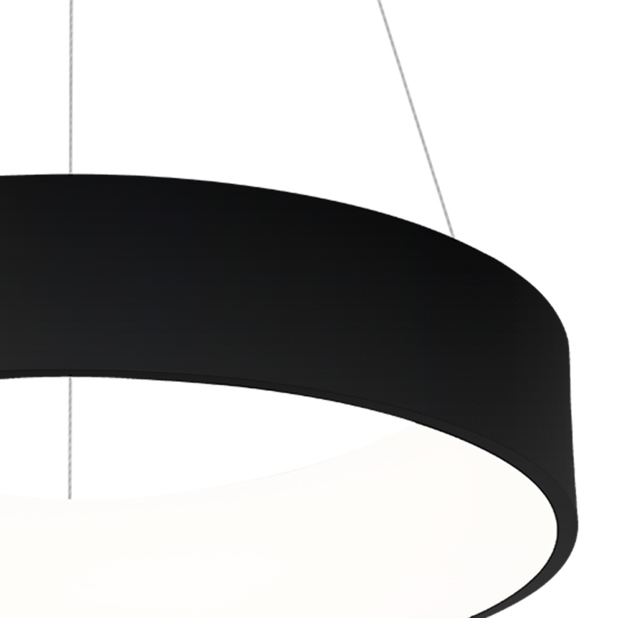 LED luster na sajli OHIO CRNI LED/24W/230V