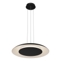 LED luster na sajli PIATTINO LED/30W/230V 2700/3200/4000K, prečnik 40 cm, crna