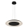 LED luster na sajli PIATTINO LED/30W/230V 2700/3200/4000K, prečnik 40 cm, crna