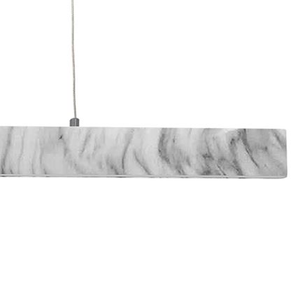 LED luster na sajli PIERCE LED/18W/230V beo/siv