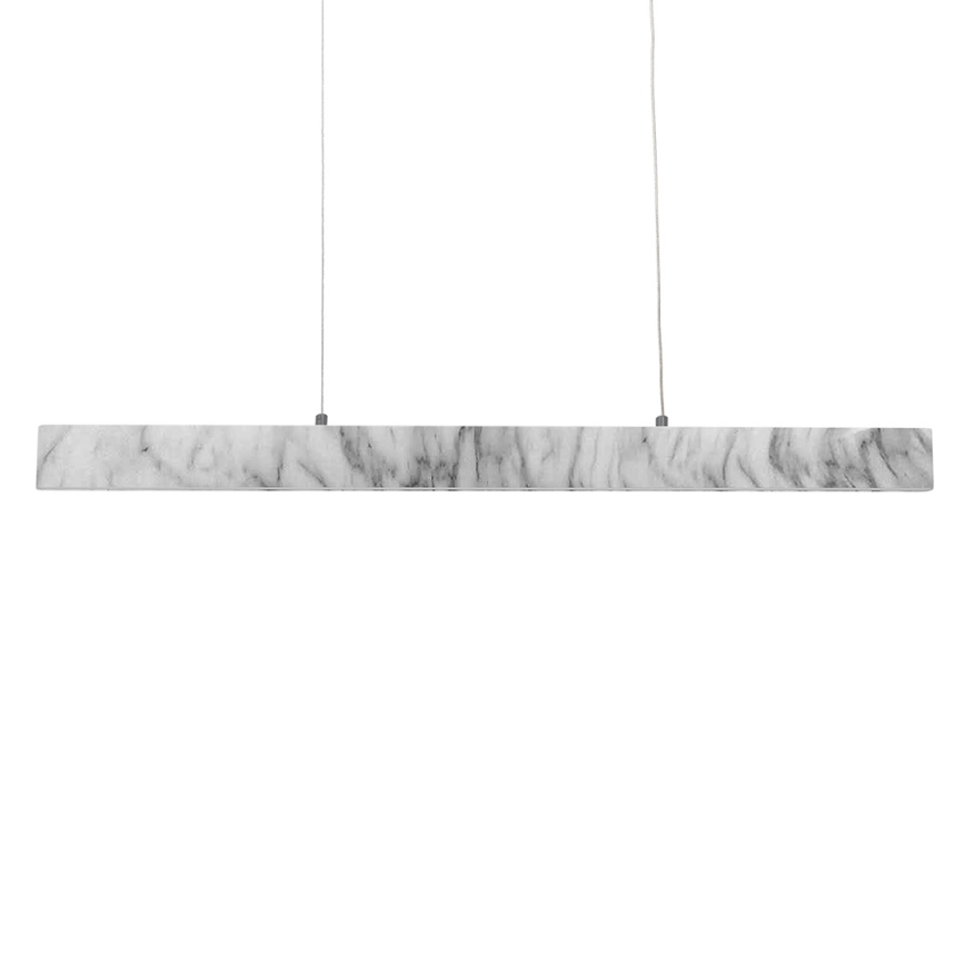 LED luster na sajli PIERCE LED/18W/230V beo/siv
