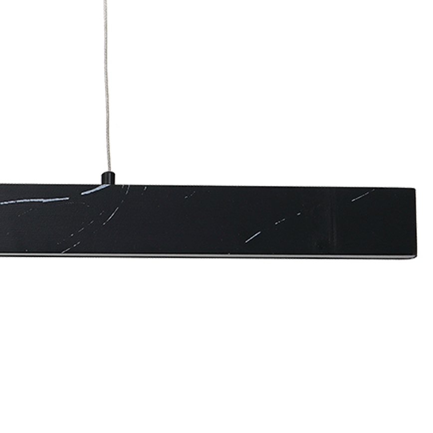 LED luster na sajli PIERCE LED/18W/230V crna