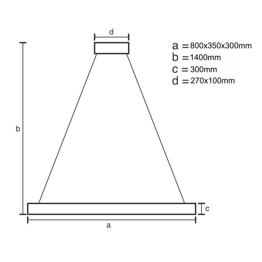 LED prigušiva kristalni luster na sajli LED/100W/230V 3000-6500K zlatna + daljinski upravljač