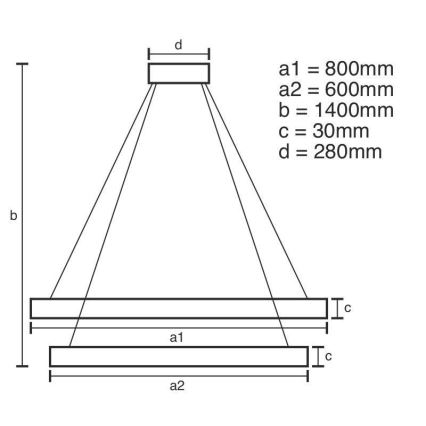 LED prigušiva kristalni luster na sajli LED/160W/230V 3000-6500K srebrna + sa daljinskim upravljačem