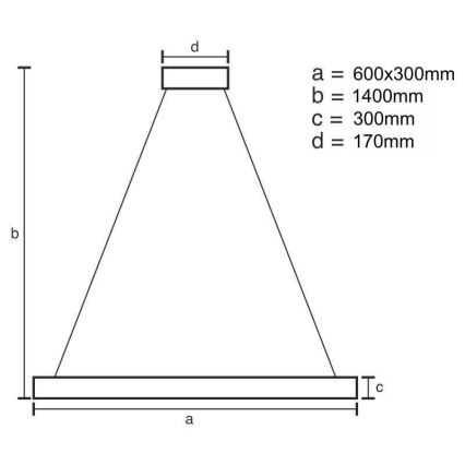 LED prigušiva kristalni luster na sajli LED/80W/230V 3000-6500K zlatni + daljinski upravljač
