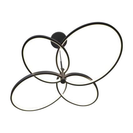 LED luster na sajli RIBBON LED/37W/230V 4000K crna