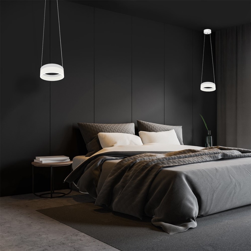 LED luster na sajli RING LED/12W/230V