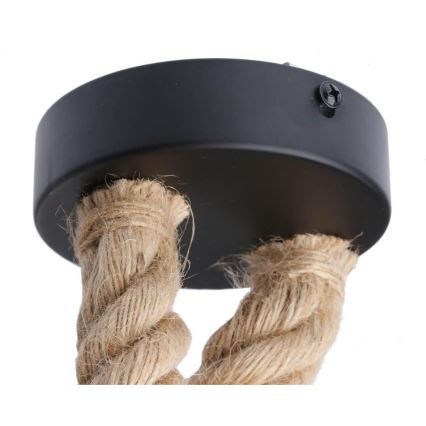 LED luster na sajli ROPE 2xE27/10W/230V