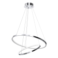 LED luster na sajli ROTONDA LED/51W/230V sjajni hrom