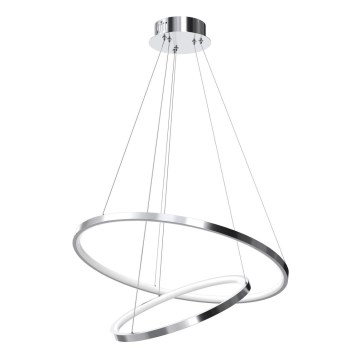 LED luster na sajli ROTONDA LED/51W/230V sjajni hrom