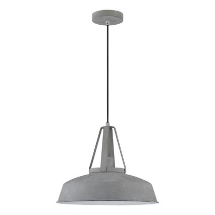 LED luster na sajli RYAN 1xE27/60W/230V siva