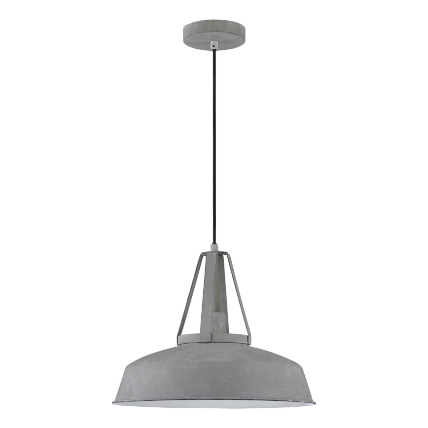 LED luster na sajli RYAN 1xE27/60W/230V siva