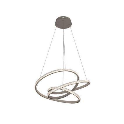 LED prigušiva luster na sajli LED/90W/230V 3000-6500K prečnik 47 cm + daljinski upravljač