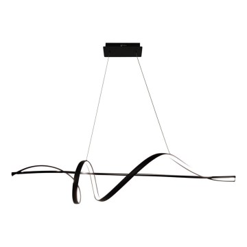 LED luster na sajli SASH LED/36W/230V crne boje