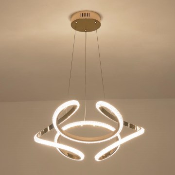 LED luster na sajli SATURN LED/24W/230V 3000K 50x120 cm