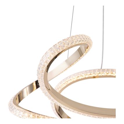 LED luster na sajli SATURN LED/24W/230V 3000K 50x120 cm