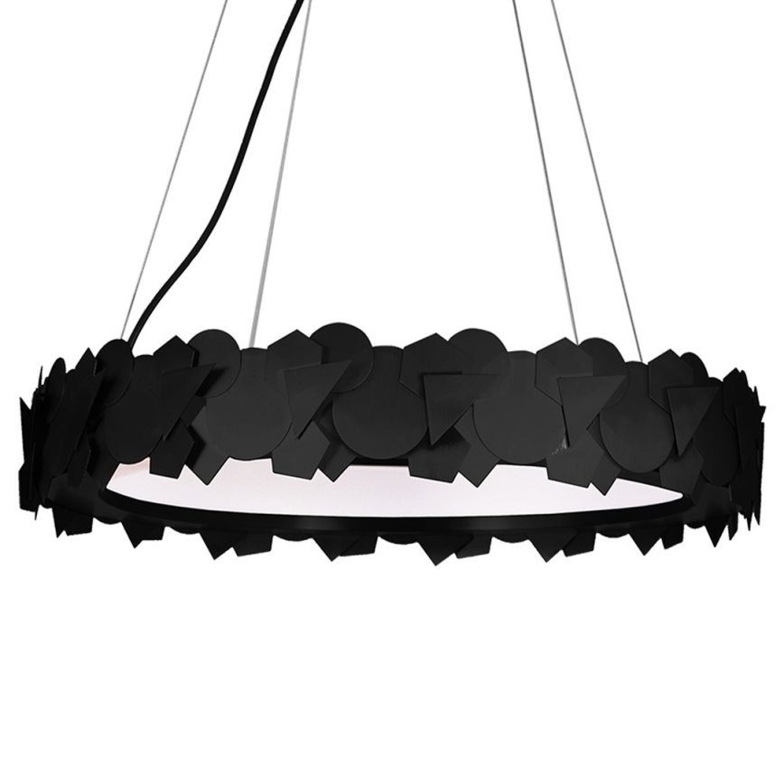 LED luster na sajli SOHO LED/24W/230V crna