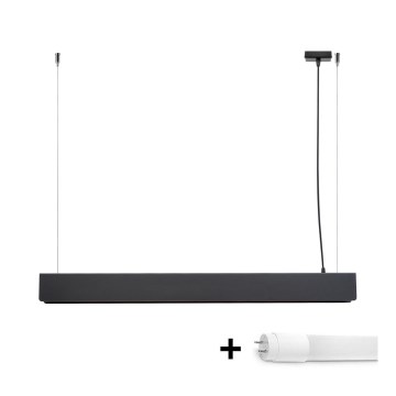 LED luster na sajli SPARK 1xG13/8,5W/230V crna