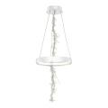 LED luster na sajli SPARK LED/35W/230V beli