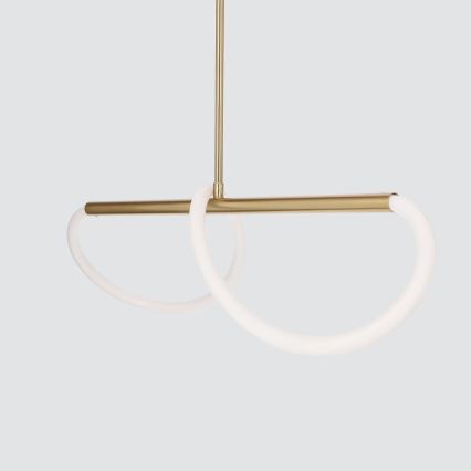 LED luster na sajli SUPREME LED/22W/230V 100 cm zlatni
