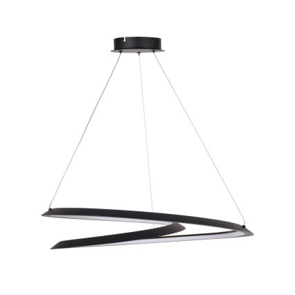 LED luster na sajli TANGO LED/44W/230V 4000K prečnik 60 cm crna