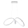 LED luster na sajli TESORO LED/48W/230V sjajni hrom