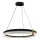 LED luster na sajli TRIANGLE LED/40W/230V 3000/4000/6000K Ø 60 cm, crna