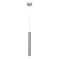 LED luster na sajli TUBA 1xGU10/4,8W/230V sivi