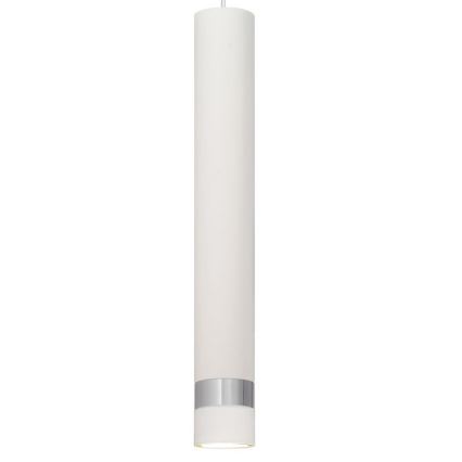 LED luster na sajli TUBA 3xGU10/4,8W/230V bela/sjajni hrom