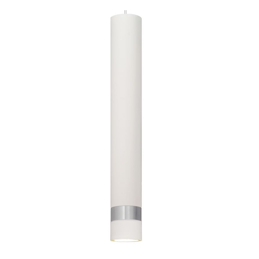 LED luster na sajli TUBA 3xGU10/4,8W/230V bela/sjajni hrom