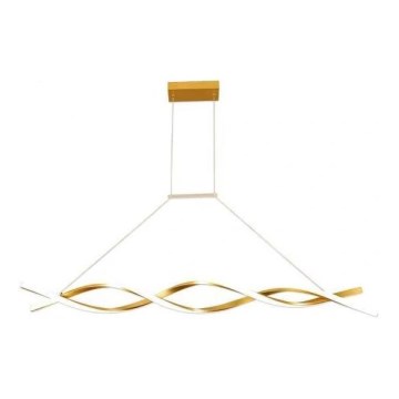 LED luster na sajli TWIST LED/37W/230V 4000K 120 cm zlatni