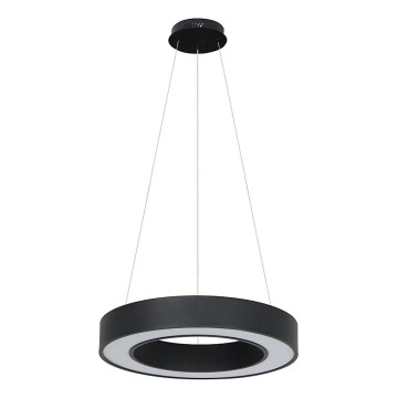 LED luster na sajli UNION LED/40W/230V 3000/4000/6500K prečnik 40 cm crna